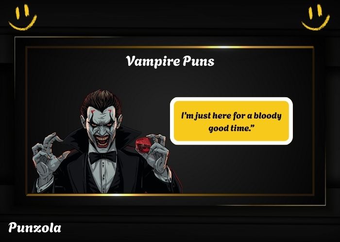 188+ Vampire Puns And Jokes That'll Leave You Fang-tastically Amused 2026!
