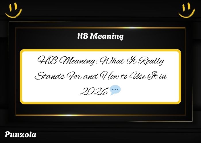 HB Meaning