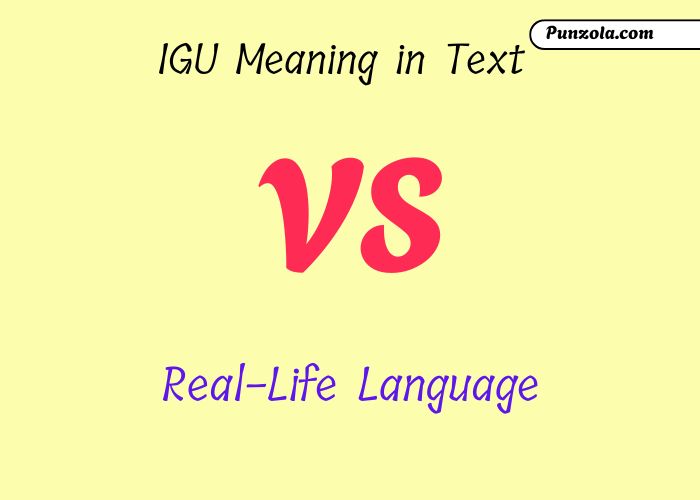 IGU Meaning in Text