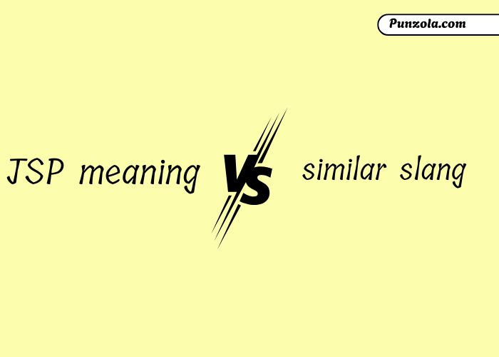 what does jsp mean in text