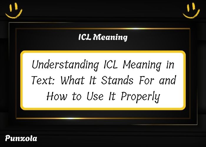 ICL Meaning