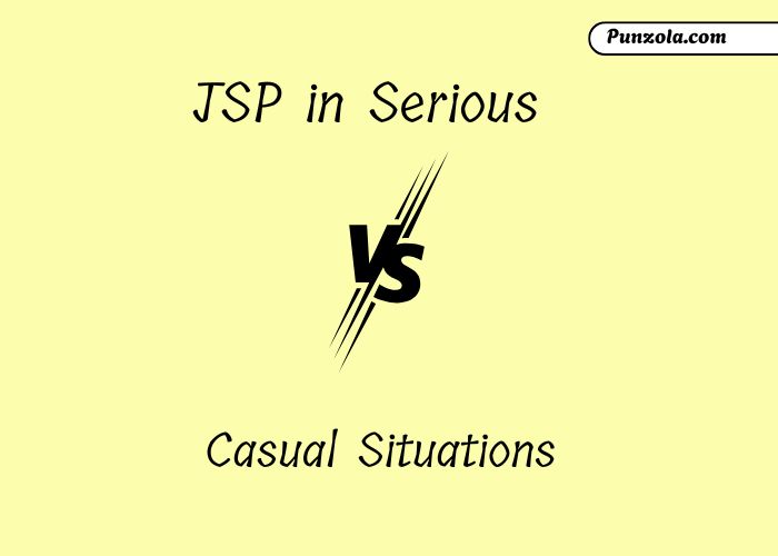 what does jsp mean in text