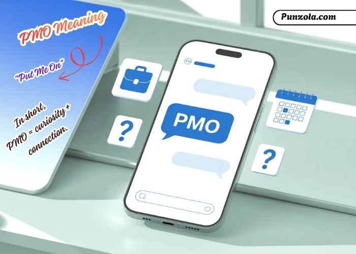 what does pmo mean in text