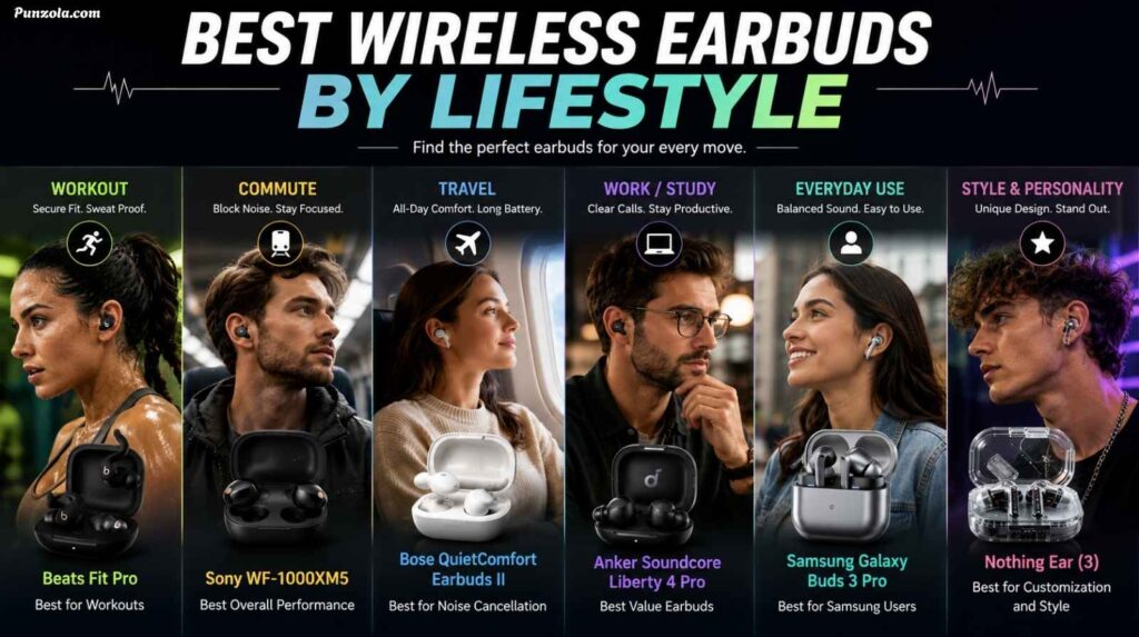 Best Wireless Earbuds by Lifestyle