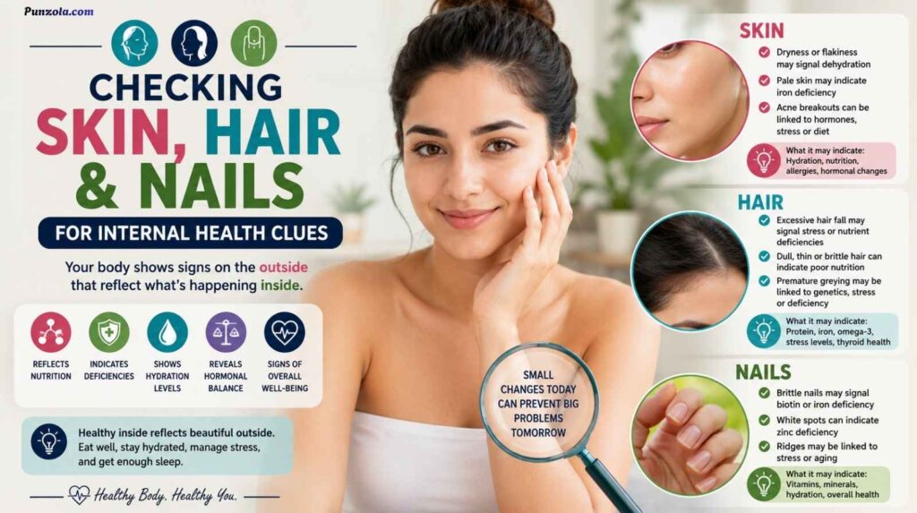 Checking Skin, Hair, and Nails for Internal Health Clues
