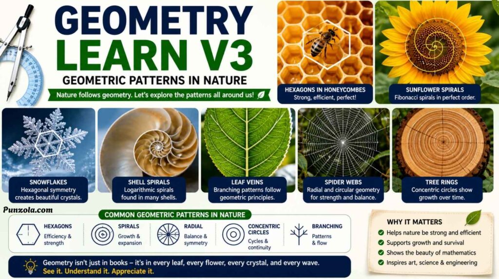 Geometry Learn V3 Geometric Patterns in Nature