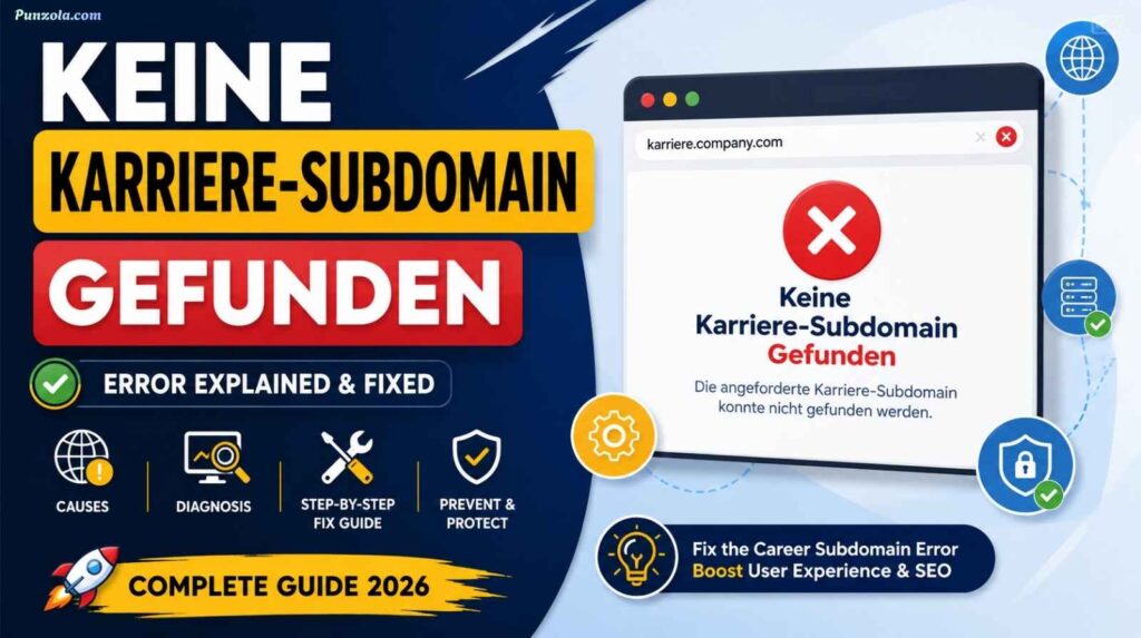 Keine Karriere-Subdomain Gefunden