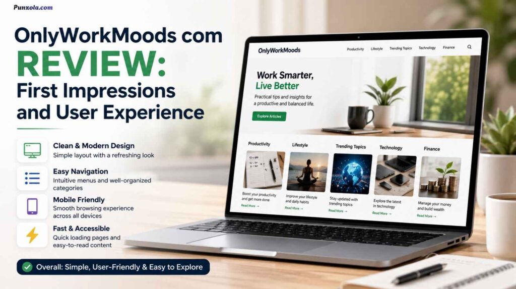 OnlyWorkMoods com Review: First Impressions and User Experience