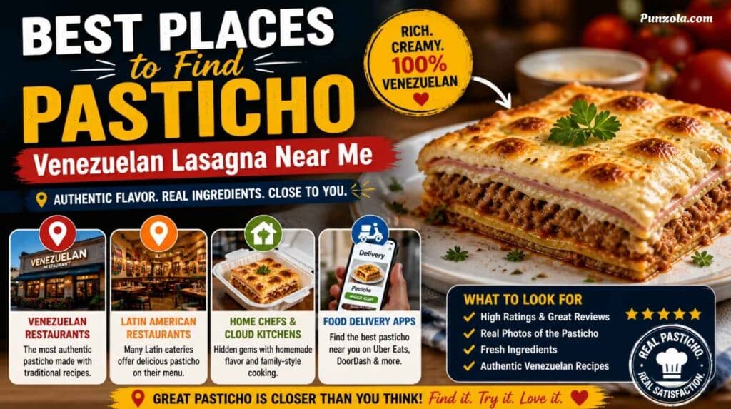 Best Pasticho Venezuelan Lasagna Near Me