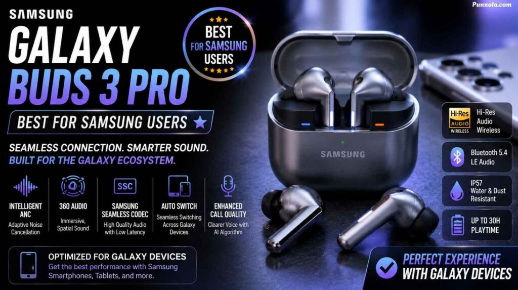 Samsung Galaxy Buds 3 Pro – Best for Samsung Users