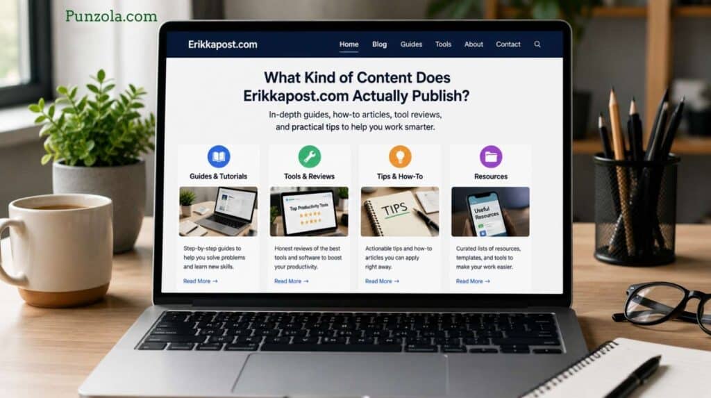 What Kind of Content Does Erikkapost com Actually Publish?
